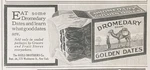 1916 AD(L4) Hills Bros. Co. Nyc. Dromedary Golden Dates. Fixed Price $5.99.