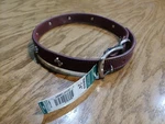 Doctors Foster & Smith Leather 24" Large Dog Collar Brown New 18346-BU24. Fixed Price $39.80.