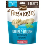 Chews Dog Treats Toothbrush Shape Mint Medium 6 Ct Merrick Dental Fresh Kisses. Fixed Price $20.00.