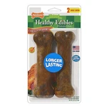 Nylabone Healthy Edibles Chicken Wolf Size 2 Flavored Bones For 35 Lb Dogs. Fixed Price $11.69.