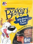 Dog, Purina Beggin' Strips - Bacon & Beef Flavor (6 Oz). Fixed Price $9.99.
