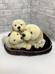 Soft Classics Golden Retriever Plush Labrador Dog With Puppies Stuffed Animal. Fixed Price $39.99.