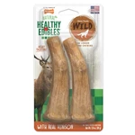 2PCS Wild Natural Chews Venison Flavor Long Lasting Antler Bones Large Dogs. Fixed Price $10.79.