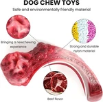 2024 Tomahawk Dog Toy For Aggressive Chewers Steak Shaped Nylon Beef Flavor. Fixed Price $13.98.