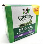 Greenies Original Large Natural Dog Dental Care Chews 36OZ Pack 24 Treats 7NOV26. Fixed Price $26.95.