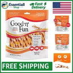 Good 'n' Fun Triple Flavored Rawhide Twists - 35 Count For Optimal Dental Care. Fixed Price $15.99.