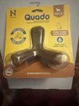 Quado Natural Peanut Flavor Edible Dog Chew Helps Remove Plaque And Tartar. Fixed Price $11.00.