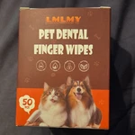 Lmlmy Pet Dental Finger Wipes For Dogs & Cats, Oral Hygiene, Plaque, Bad Breath. Fixed Price $6.99.