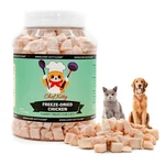 Freeze Dried Chicken Cat Treats Healthy Dog Food Toppers 100% Human Grade 3.5OZ. Fixed Price $24.95.