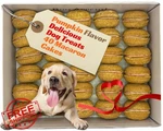 Bonne Et Filou Dog Treats, 40 Count Pumpkin Macaron Cakes Medium Large. Fixed Price $159.99.