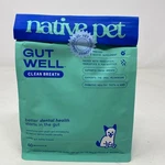 Native Pet Gutwell Clean Breath, Teal, 12.7 Oz 60 Scoops. Fixed Price $20.89.