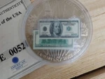 American Mint Benjamin Franklin $100 Banknote Coin Of Usa W/ Coa #00524. Fixed Price $12.50.