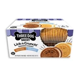 Three Dog Bakery Lick'n Crunch Sandwich Cookies Premium Treats With No. Fixed Price $19.99.