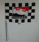 Indycar Series Collector Checkered Stick Flag Indianapolis 500 Ims Brickyard. Fixed Price $19.99.