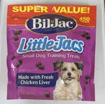 Bil-jac Little-jacs Chicken Liver Dog Training Treats, 16 Oz, Purple. Fixed Price $12.99.