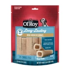 Ol' Roy Peanut Mini Munchy Bones Dog Treats, Butter, 19 Oz. Fixed Price $10.45.