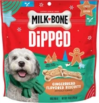 Dipped Gingerbread Artificially Flavored Dog Biscuits, 10 Oz Bag. Fixed Price $5.99.