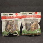 Nature's Corner Buffalo Lung Dog Chew Only Single Ingridient 1.4OZ Each 2PK. Fixed Price $6.00.