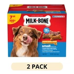 2 Pack Milk Bone Peanut Butter Dog Biscuits 7 Lb Box Naturally Flavored Treats. Fixed Price $36.55.