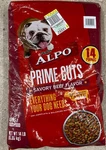 Purina Alpo Dry Dog Food, Prime Cuts Savory Beef Flavor, 14 Lb. Bag. Fixed Price $64.99.