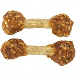 Good Fun Chicken Flavored Dumbbells 4 Ounces Rawhide Snacks For Small Dogs. Fixed Price $24.00.