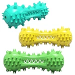 Toothbrush Chew Toy Dental Cleaning Bone Stick Squeaky Rubber For Dogs. Fixed Price $9.95.