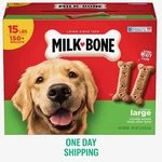 Milk-bone Original Large Dog Biscuits 15LB Bulk Box Crunchy Treats. Fixed Price $27.98.