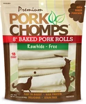 Baked Pork Skin Dog Chews, 8-INCH Rolls, 18 Count (pack Of 1). Fixed Price $75.99.