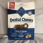 Blue Buffalo Dental Chews For Dogs 11.5 Ounce Chicken & Spearmint Treats Medium. Fixed Price $15.99.
