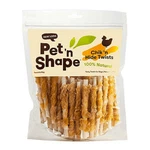 Pet 'n Shape 100% Natural Chicken Hide Twists Regular - 50 Pack (5" Chews). Fixed Price $31.99.