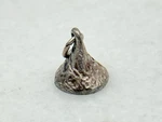 Vtg Jc Ferrara Sterling Silver Hershey's Kiss Pendant Chocolate Candy Jewelry. Fixed Price $24.95.