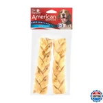 Pet Factory American Beefhide 6" Braided Sticks Dog Chew Treats - Chicken Flavor. Fixed Price $14.09.