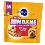 Pedigree Mini Jumbone Small Dog Treats, Like 35 Count (pack Of 1) Beef. Fixed Price $22.45.