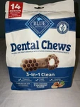 Blue Buffalo Dental Chews For Dogs 14 Count Daily 20 50 Lbs New. Fixed Price $5.00.