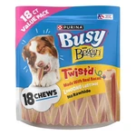 Purina Busy With Beggin Twist Adult Dog Chew Bone Treats - 18 Ct. Pouch. Fixed Price $30.99.