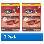 (2 Pack) Ol'roy Jerky Stick Dog Treats With Real Beef Chews, 25 Oz Box. Fixed Price $35.18.