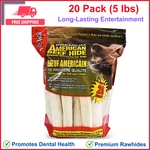 Canine Chews 10-11" Rawhide Bones For Large Dogs, Usa Beefhide. Fixed Price $50.12.