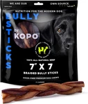 7-INCH Braided Bully Sticks 100% Natural Beef Pizzle, Pack. Fixed Price $63.99.