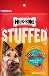 Milk-bone Stuffed Dog Biscuits With Real Bacon & Beef 10 Oz. Fixed Price $13.98.