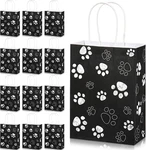 20 Pcs Puppy Dog Paw Gift Bags With Paper Twist Handles, Trea. Fixed Price $23.15.