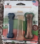 Nylabone 3 Pack For Dogs Up To 15 Lbs Flavors Average Chewers Heallthy Edibles. Fixed Price $9.99.