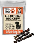 Pets Plus Beef Jerky Springs Dog Treats 3-PACK Natural High Protein Chews. Fixed Price $17.99.