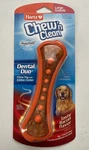 Hartz Chew Clean Dental Duo Toy With Edible Center Bacon Flavor Orange. Fixed Price $13.49.