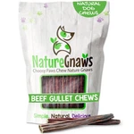 Nature Gnaws Beef Gullet Sticks For Dogs 56" 15 Count Natural Jerky Sti.... Fixed Price $31.77.