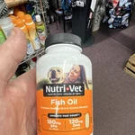 Nutri-vet Fish Oil Skin & Coat Care 180MG Epa 120MG Dha For Dogs. Fixed Price $20.42.