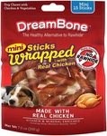 Dreambone Mini Chicken Wrapped Chews 7OZ Rawhide Free Healthy Dog Treats. Fixed Price $13.49.