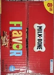 (one) Milk Bone Dog Crunchy Flavor Snacks, 8 Lbs Box, 12 Vitamins, 370+ Treats. Fixed Price $13.99.