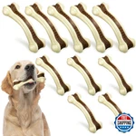 Sosation 10 Pcs Dog Chew Toys Nylon Beef Flavor Tough Puppy Bones All Breeds. Fixed Price $67.25.