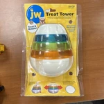 Company 43505 Treat Tower Toys For Pets, Small, White/rings Of Blue, Oran.... Fixed Price $17.99.