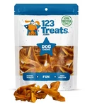 Pig Chews Strips - All Natural Bite Size Pork Treats For Dogs By 123. Fixed Price $17.99.